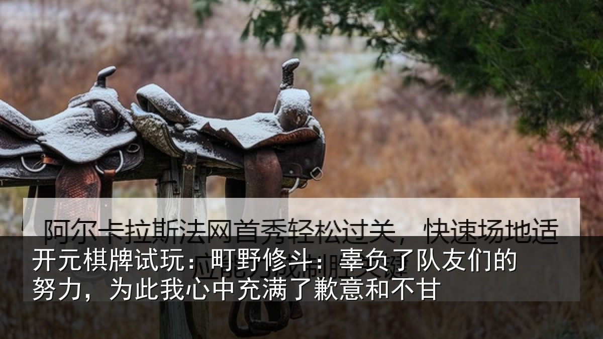开元棋牌试玩：町野相关情况的努相关情况了歉意和不甘